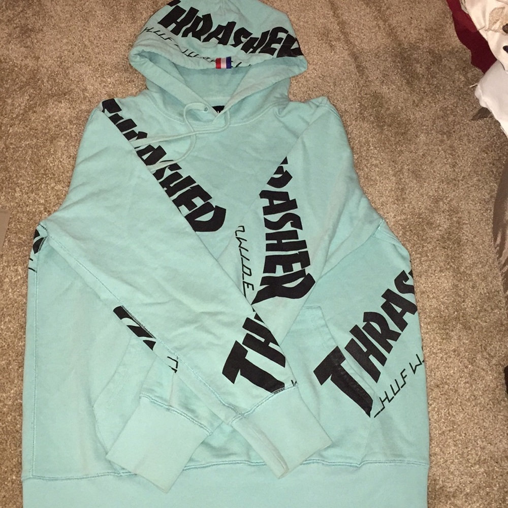 Thrasher drawstring hoodie